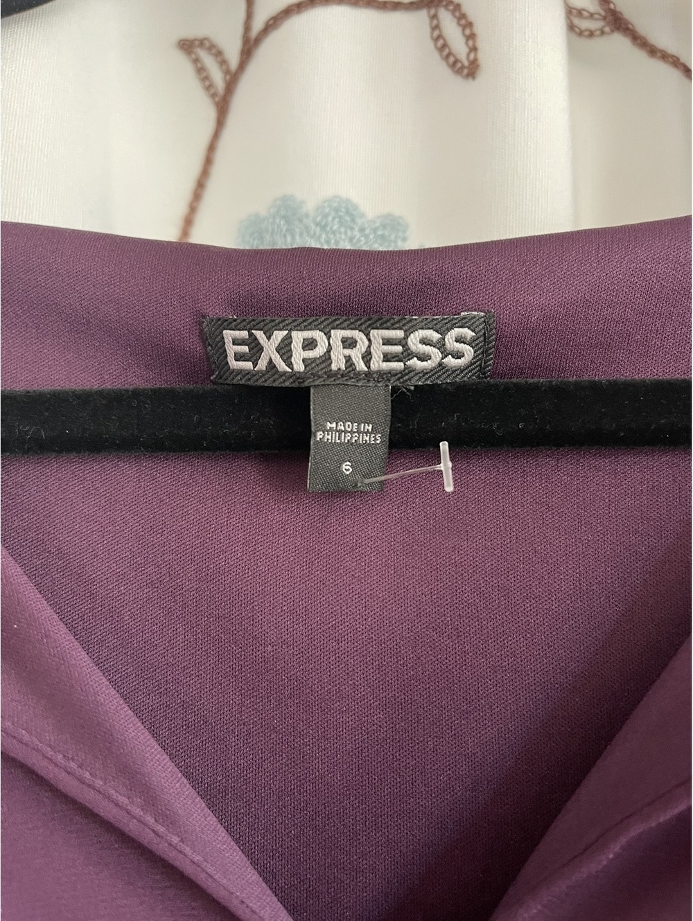 Express | Sz S | Plum sleeveless fit-and-flare dress - Picture 4 of 7